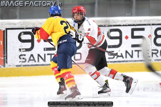 2021-10-17 Valpellice Bulldogs U19-Hockey Asiago 3090 Simone Battelli
